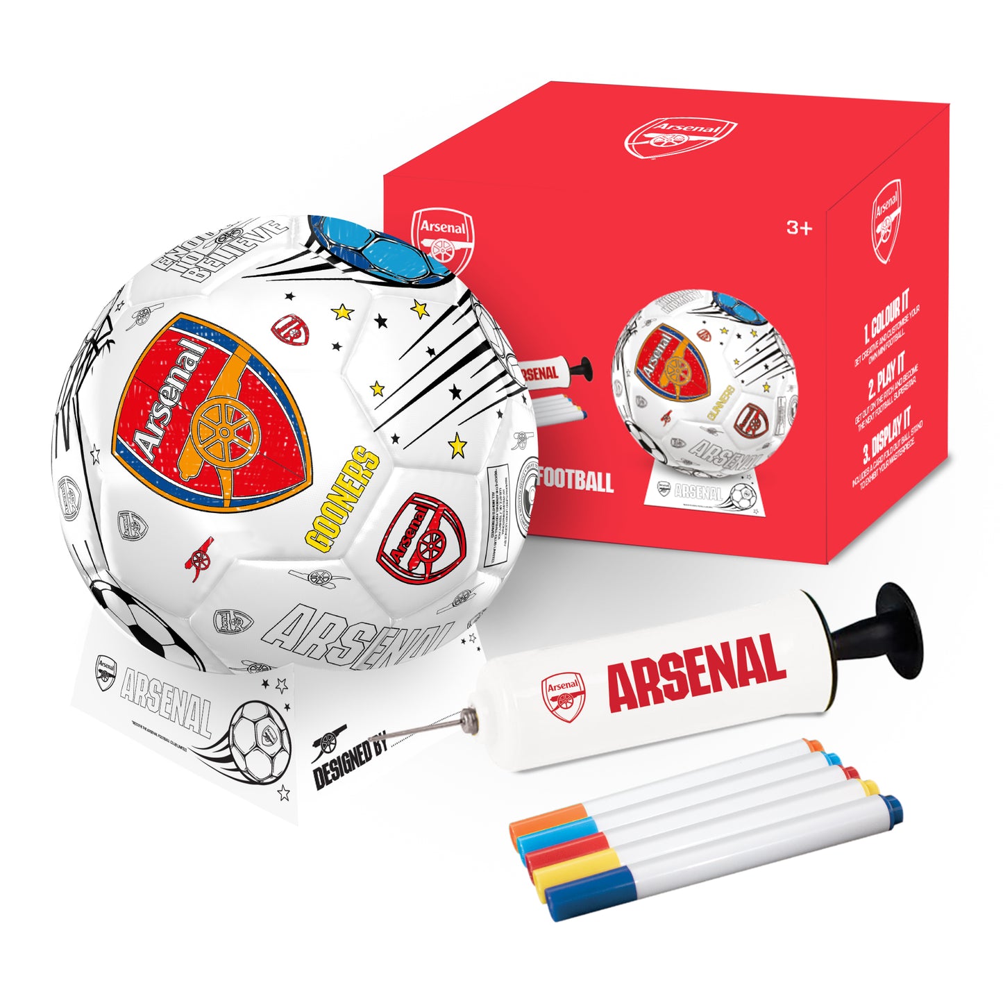 Arsenal Mini Colour In Customisable Football