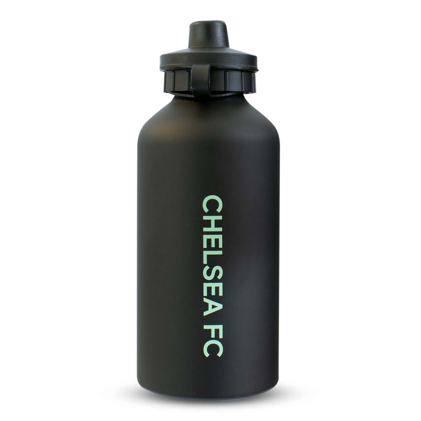 Chelsea F.C. 500ml Aluminium Water Bottle - Black and Mint