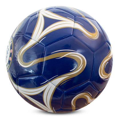 Chelsea F.C Cosmos Size 5 Football - Dark Blue