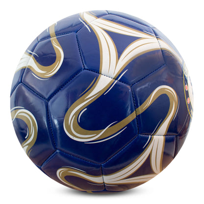 Chelsea F.C Cosmos Size 5 Football - Dark Blue