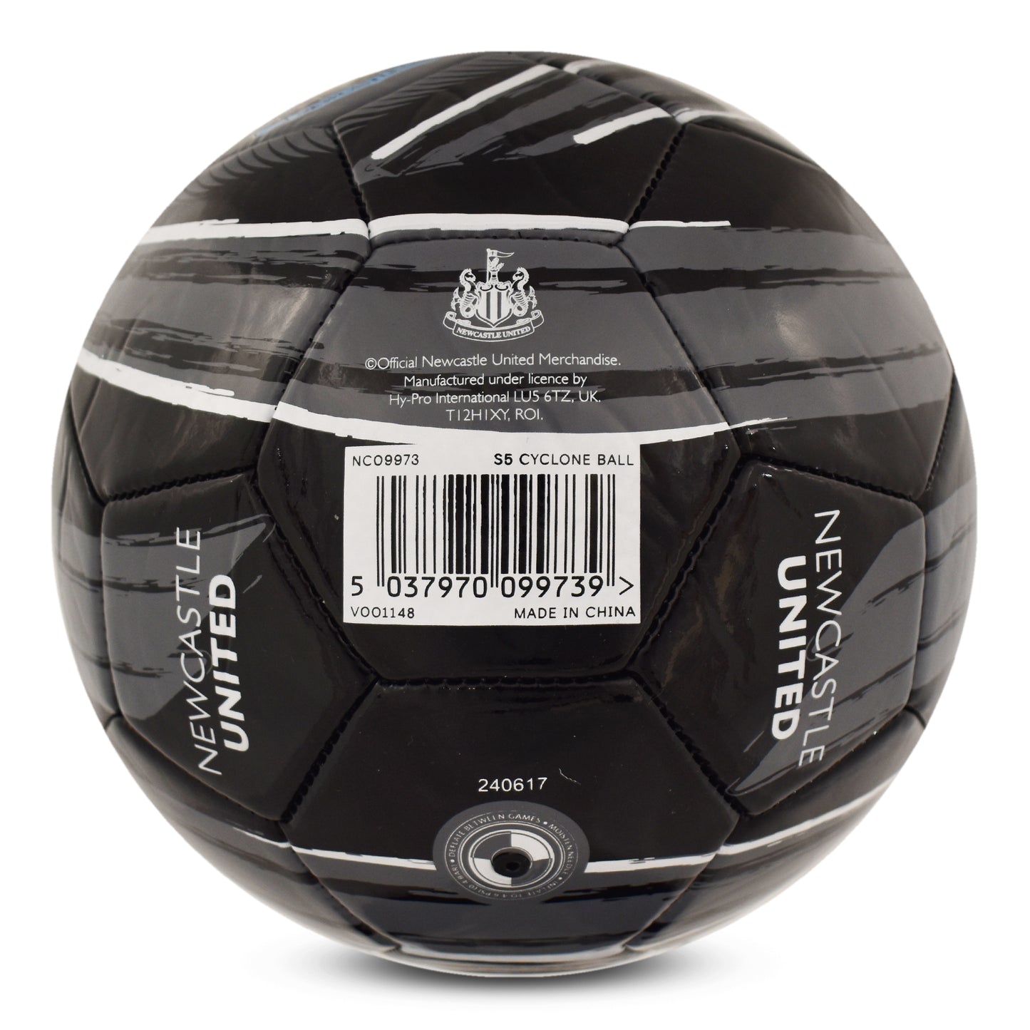 Newcastle United F.C. Cyclone Football - Size 5