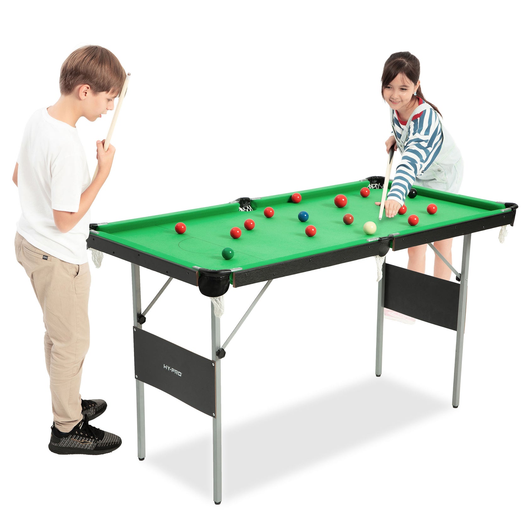 Hy-Pro 4ft 6in Folding Snooker and Pool Table – Hy-Pro Sports